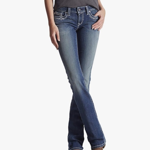 Ariat Real Women's Denim Boot Leg Jeans - Picture 1 of 5